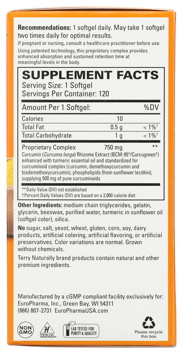 CuraMed 750 mg, 120 sgel