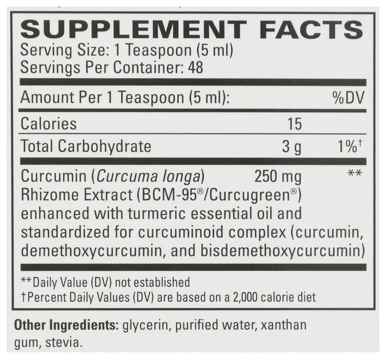 CuraMed Syrup 250 mg, 8 oz