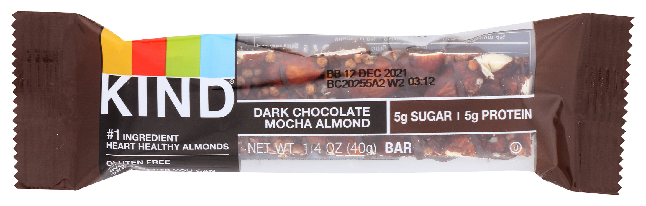 Dark Chocolate Mocha Almond Bar, 1.4 oz
