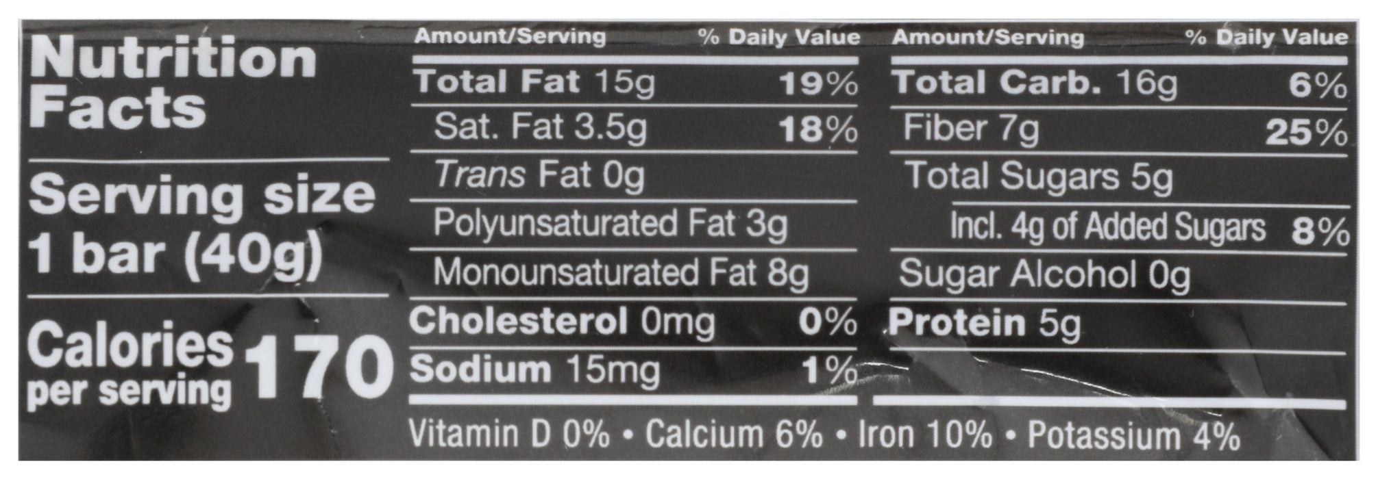 Dark Chocolate Mocha Almond Bar, 1.4 oz