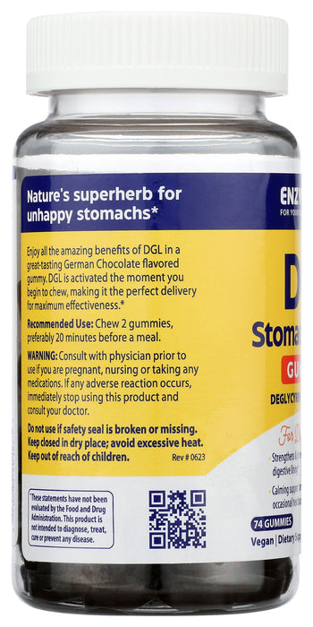 DGL Stomach Soothe, 74 vgummy
