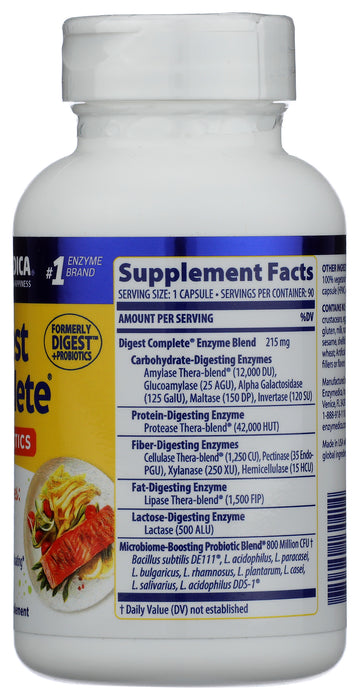 Digest + Probiotics, 90 cap