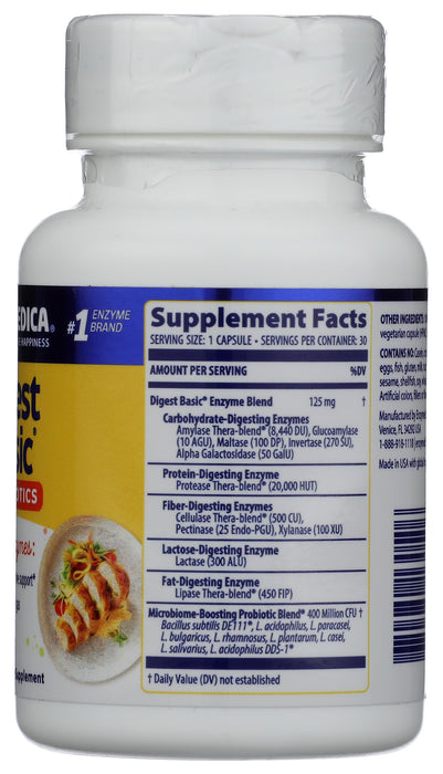 Digest Basic + Probiotics, 30 cap