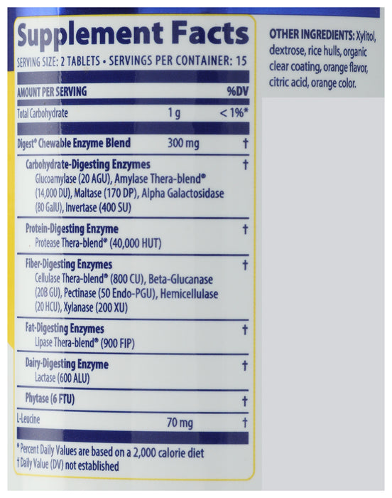 Digest Chewable, 30chew