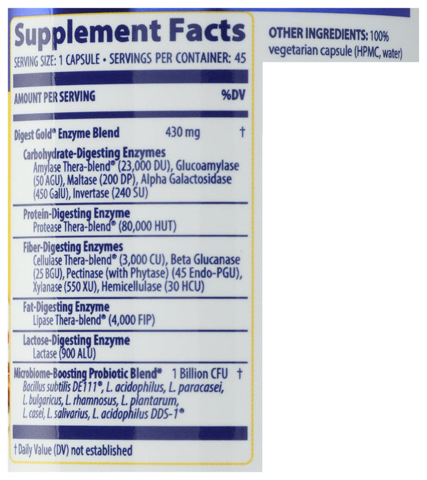 Digest Gold + Probiotics 45 cap