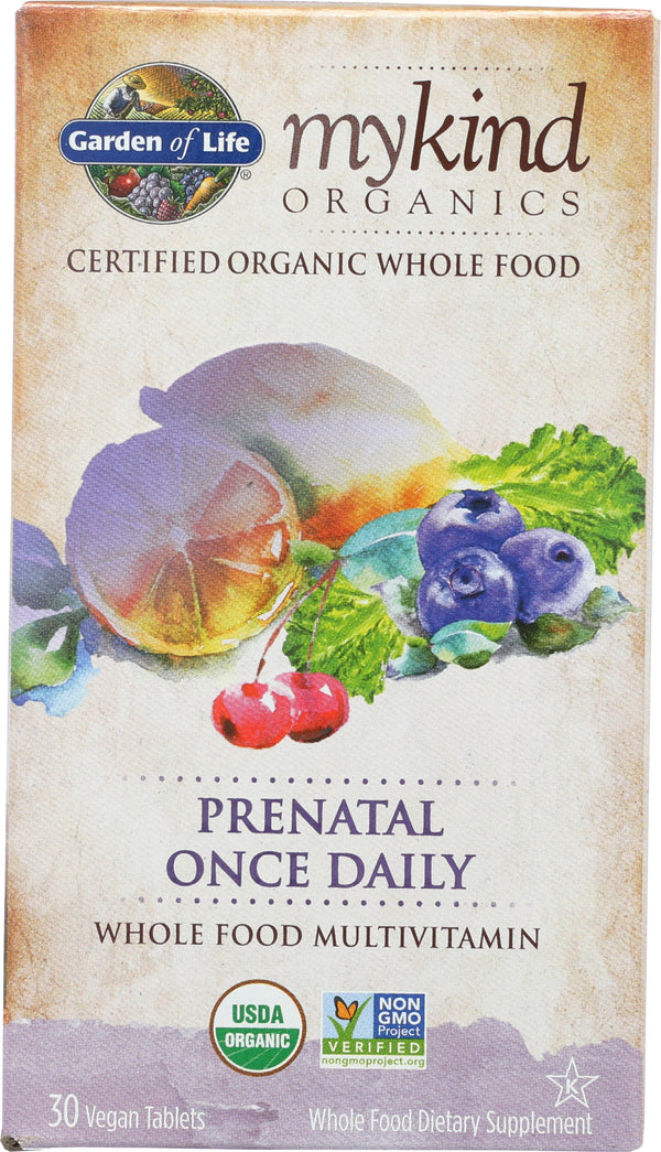 mykind Organics Prenatal Once Daily, 30 tab