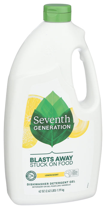 Dishwasher Detergent Gel, Lemon, 42 oz