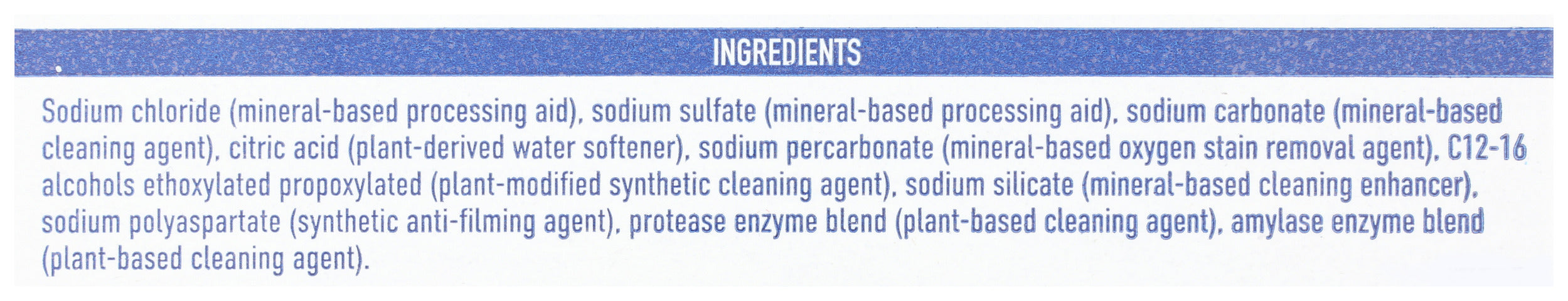 Dishwasher Detergent Powder, Free & Clear, 45 oz