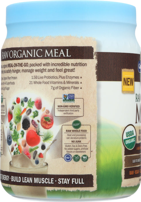 Raw Organic Meal, Chocolate, 509 g