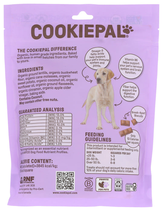 Dog Treats, Sweet Potato & Flaxseed Recipe, Org, 10 oz