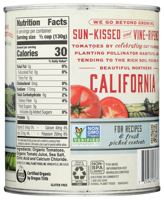 Diced Tomato, Org, 28 oz