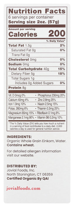 Einkorn Fusilli, Org, 12 oz