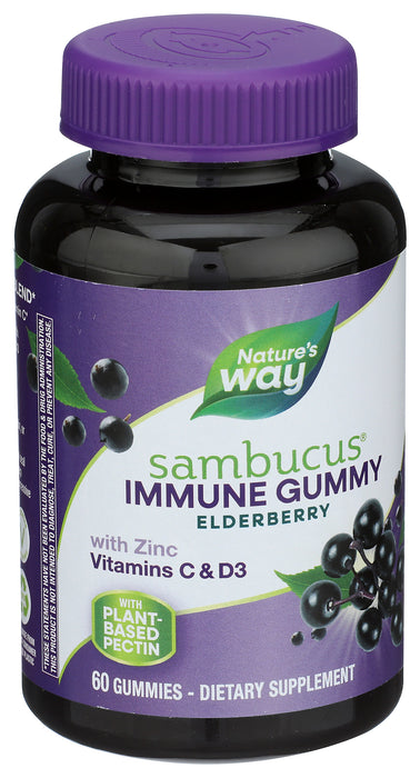 Elderberry Gummies, 60 Gummies