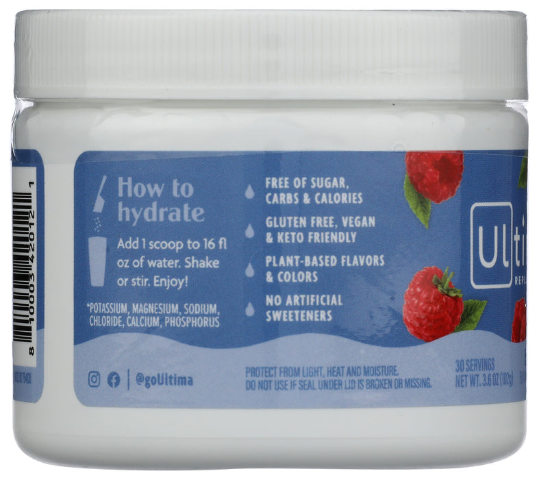 Electrolyte Powder, Blue Raspberry, 30 serv