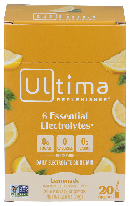 Electrolyte Powder, Lemonade, 20 stick pk