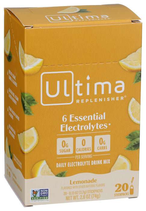 Electrolyte Powder, Lemonade, 20 stick pk