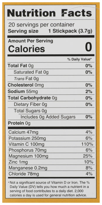 Electrolyte Powder, Lemonade, 20 stick pk