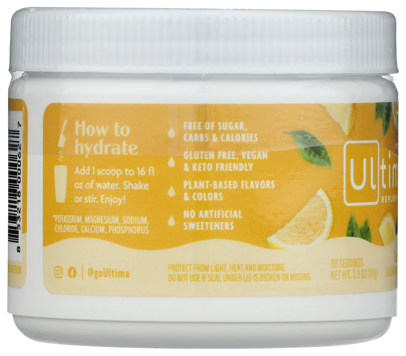 Electrolyte Powder, Lemonade, 30 serv