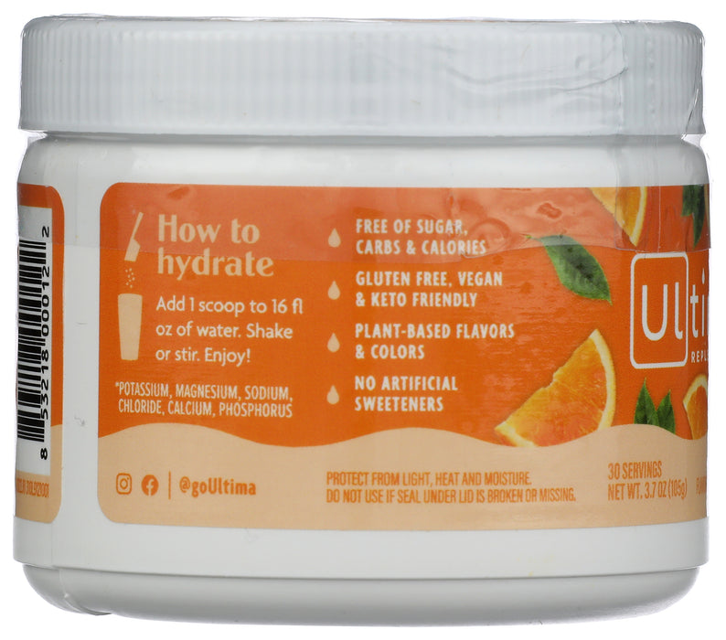 Electrolyte Powder, Orange, 30 serv