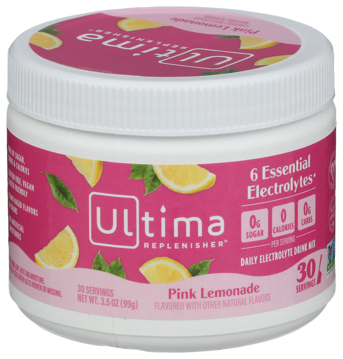 Electrolyte Powder, Pink Lemonade, 30 serv