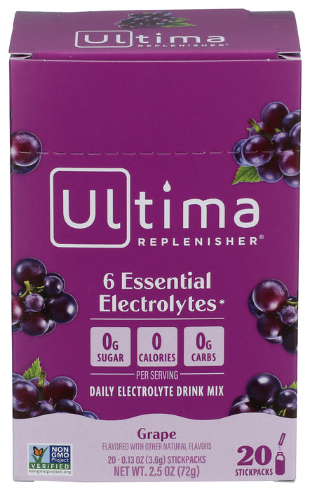 Electrolyte Powder, Grape, 20 stick pk