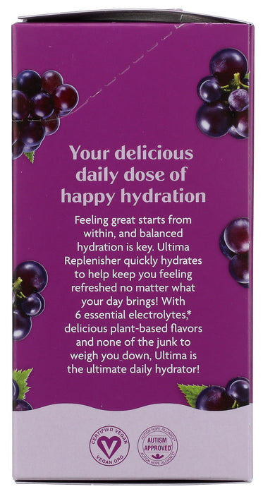 Electrolyte Powder, Grape, 20 stick pk