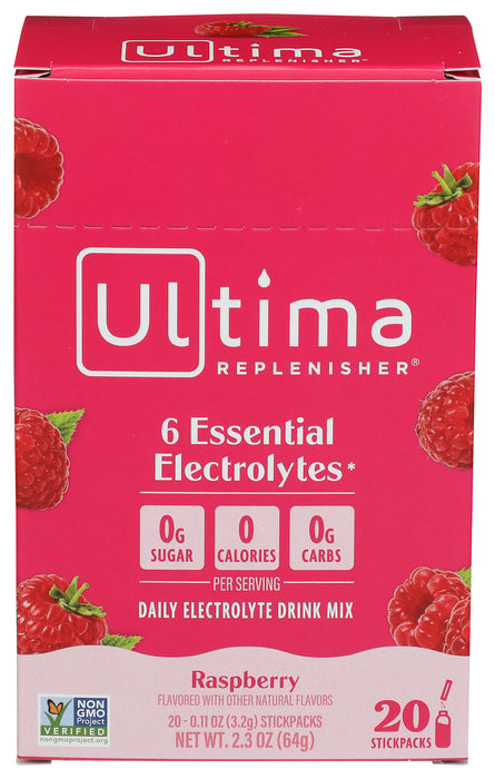 Electrolyte Powder, Raspberry, 20 stick pk