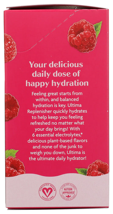 Electrolyte Powder, Raspberry, 20 stick pk