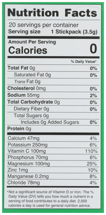 Electrolyte Powder, Watermelon, 20 stick pk