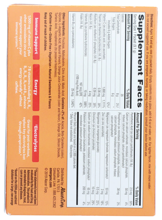 Emergen-C, Super Orange, 30pk