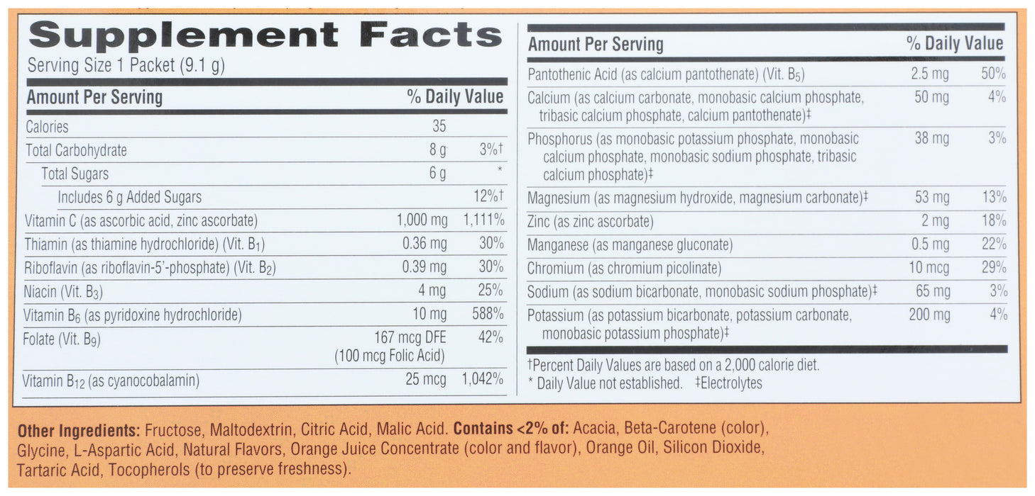 Emergen-C, Super Orange, 30pk