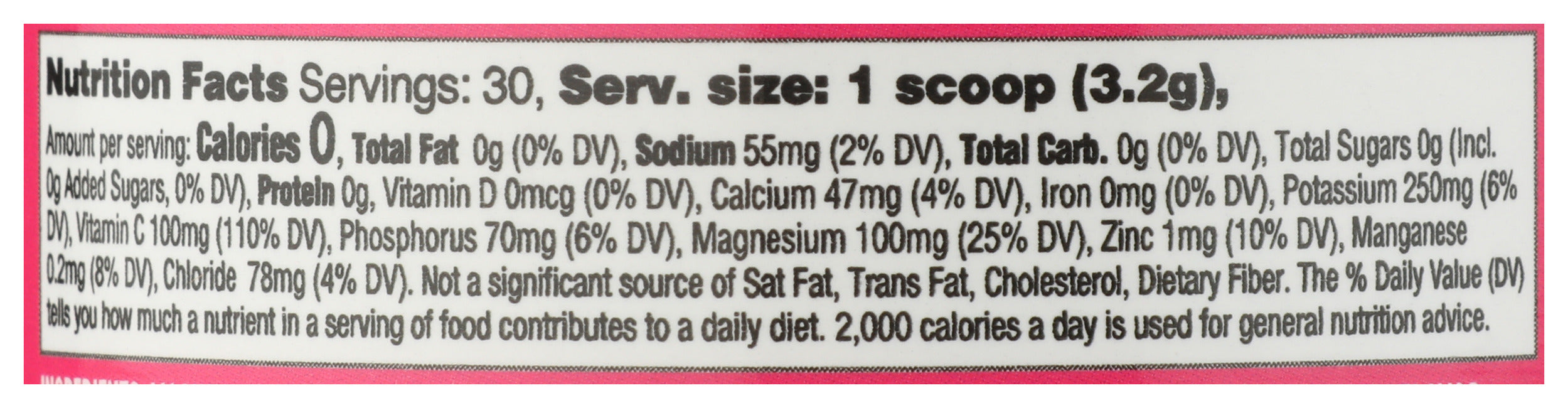 Electrolyte Powder, Raspberry, 30 serv