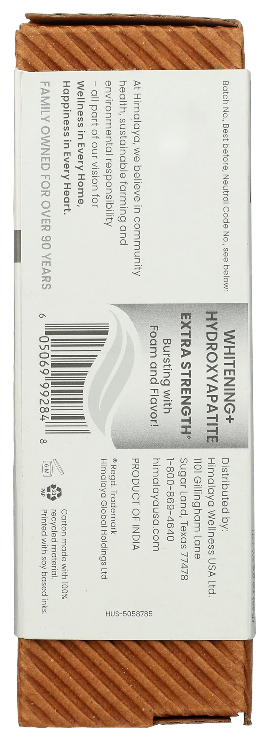 Extra Strength Whitening + Hydroxyapatite Toothpaste, Mint, 3 oz ...