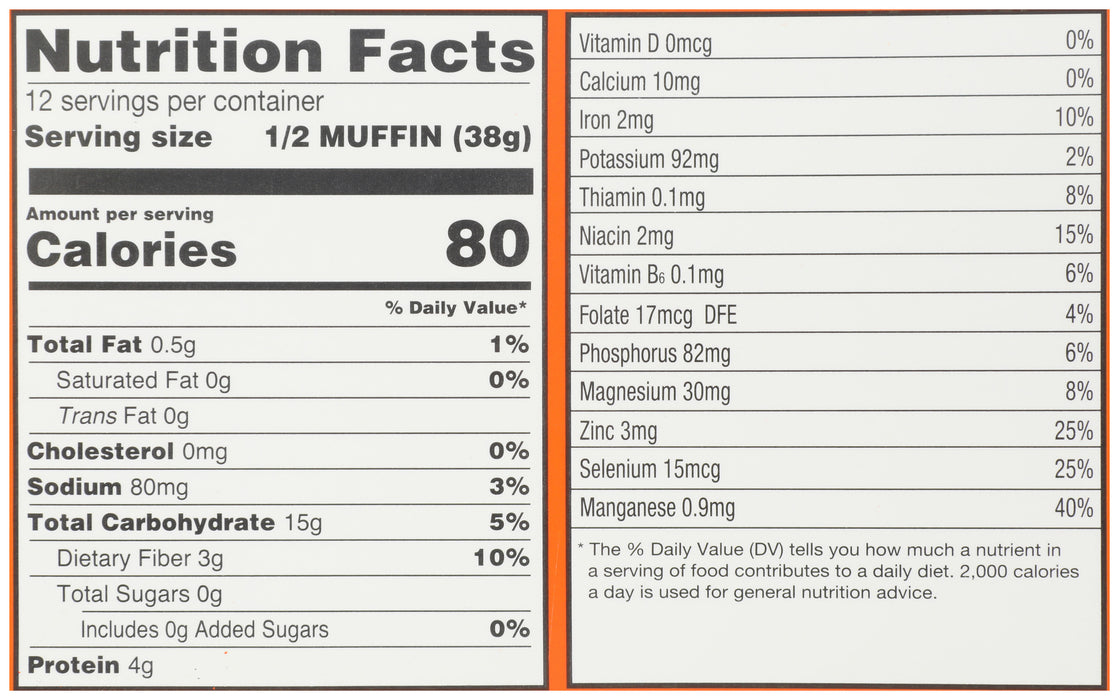 Ezekiel 4:9 Sprouted Grain English Muffins, Org, 16 oz