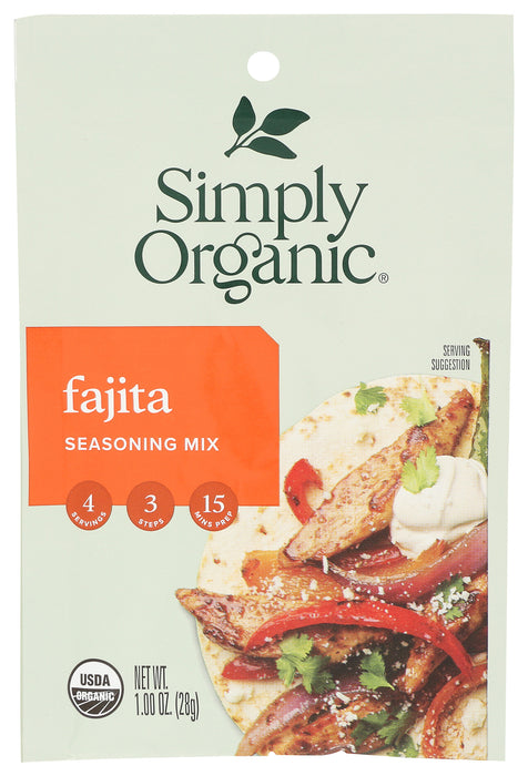 Fajita Seasoning, Org, 1 oz