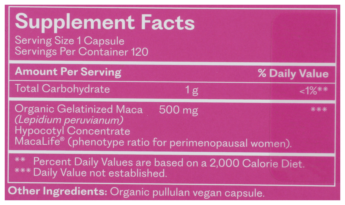 Femmenessence MacaLife, 120 vcap