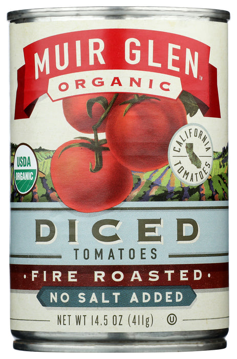 Fire Roasted Diced Tomatoes, Org, NS, 14.5 oz