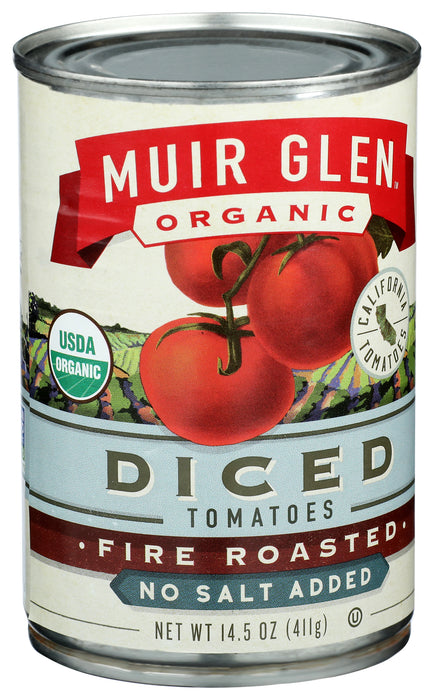 Fire Roasted Diced Tomatoes, Org, NS, 14.5 oz