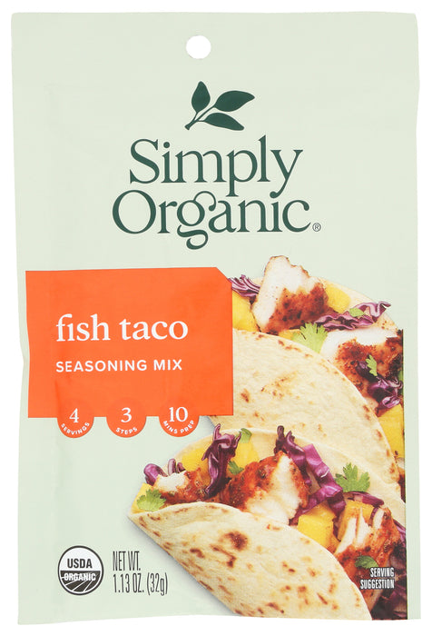 Fish Taco Seasoning, Org, 1.13 oz