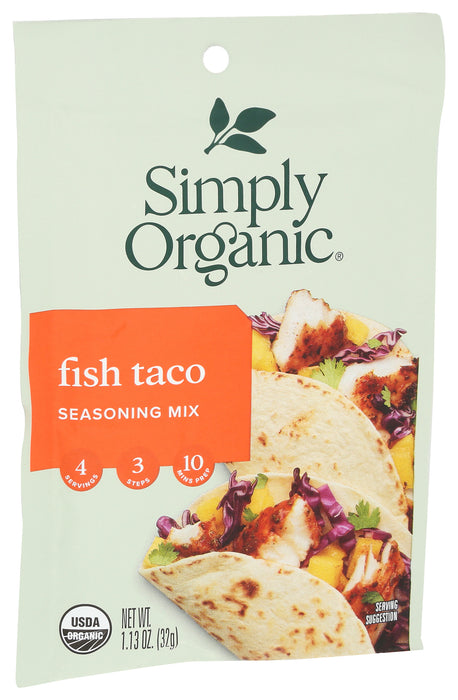Fish Taco Seasoning, Org, 1.13 oz