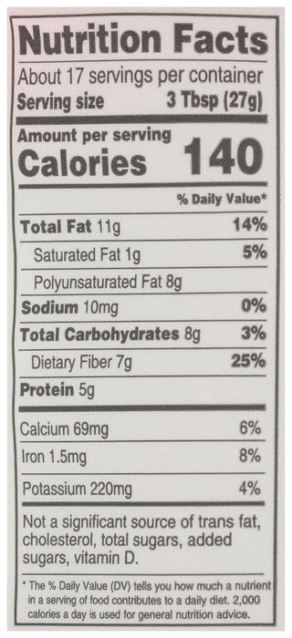 Flax Seed Brown, Org, 16 oz