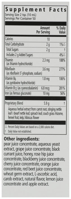 Floradix Iron+Herbs, 17 fl oz