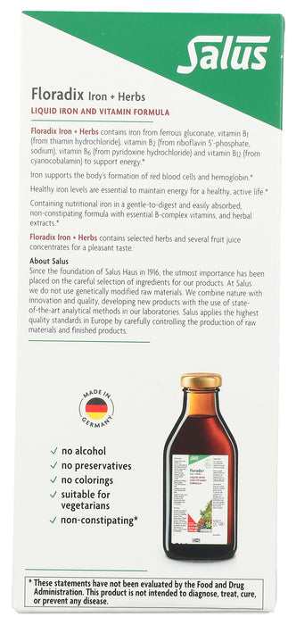 Floradix Iron+Herbs, 8.5 fl oz