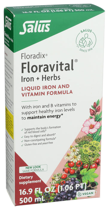 Floravital Iron+Herbs, YF/GF, 17 fl oz
