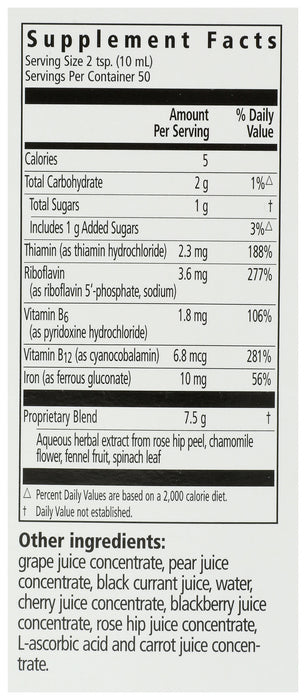 Floravital Iron+Herbs, YF/GF, 17 fl oz