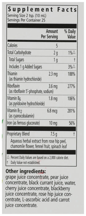 Floravital Iron+Herbs, YF/GF, 8.5 fl oz