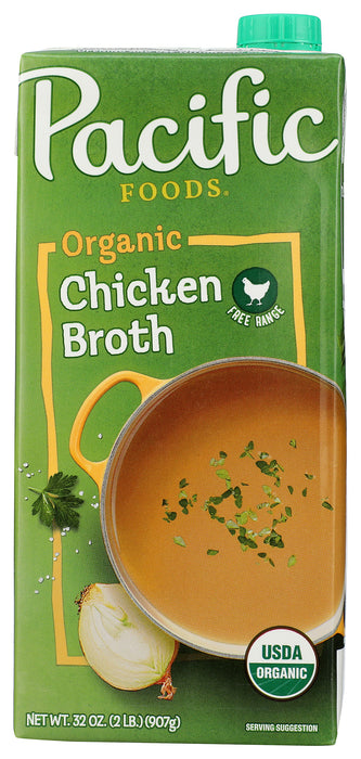 Free Range Chicken Broth, Org, 32 fl oz