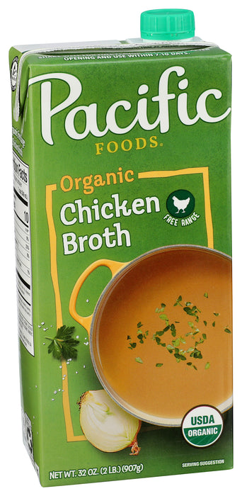 Free Range Chicken Broth, Org, 32 fl oz