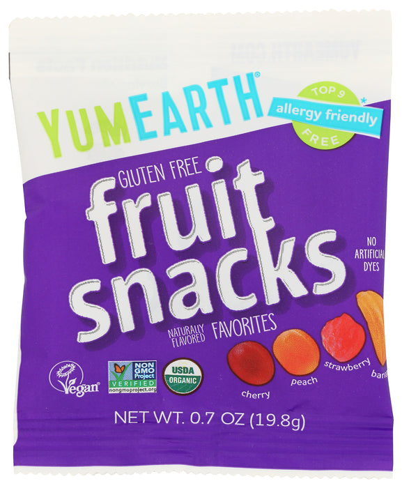 Fruit Snacks 5pk, Org, 3.5 oz