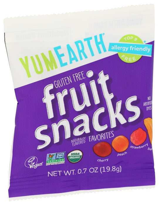 Fruit Snacks 5pk, Org, 3.5 oz